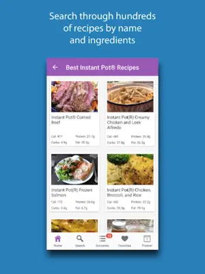 Instant Cooker Recipes android App screenshot 3