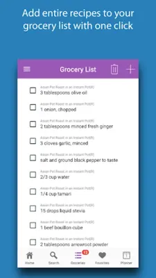 Instant Cooker Recipes android App screenshot 7